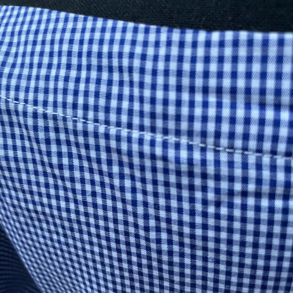Banana Republic Blue Gingham Shirt with Sash - Picture 8 of 11